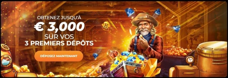 GratoWin Casino bonus bienvenue