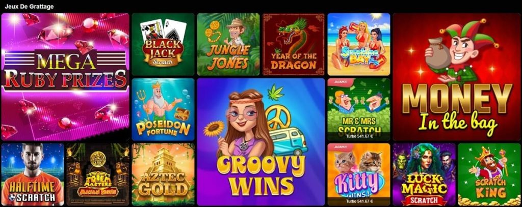 GratoWin Casino jeux grattage