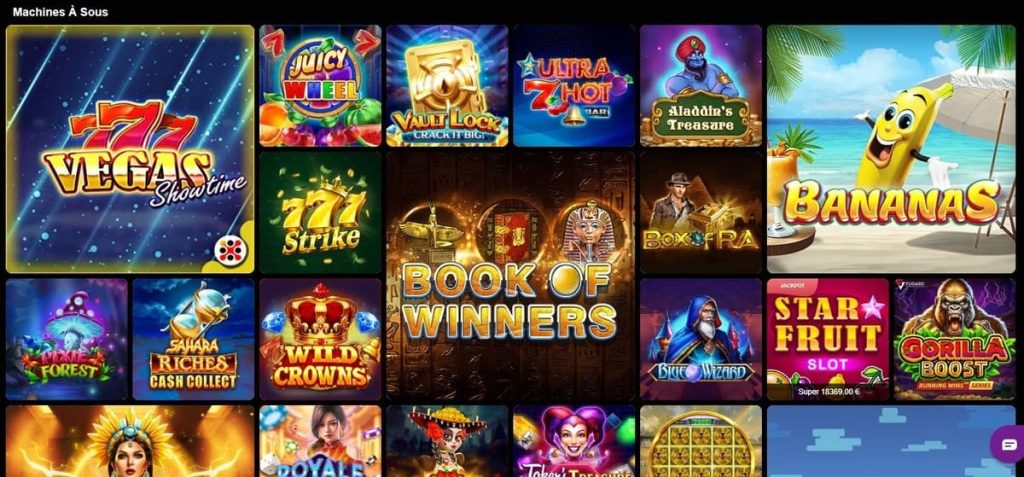 GratoWin Casino machines à sous