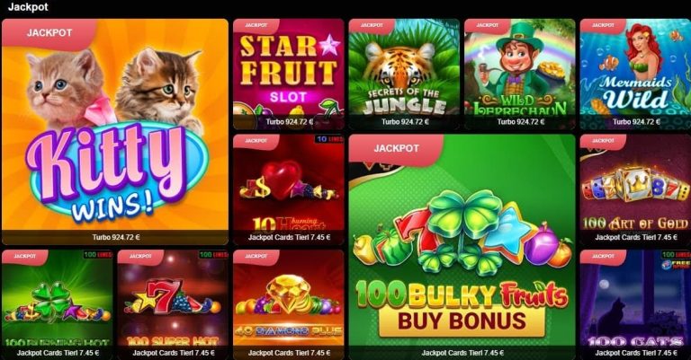 GratoWin Casino jackpot